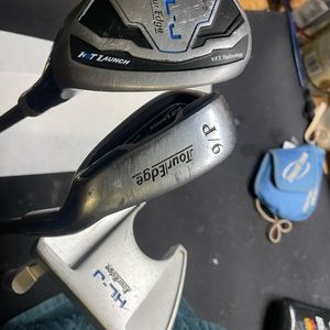 Junior 3 Pc Golf Set Tour Edge Hot Launch  in right handed .